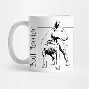 Funny Proud Bull Terrier dog portrait gift Mug